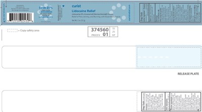 Lidocaine Relief image - Lidocaine 5 2 oz label